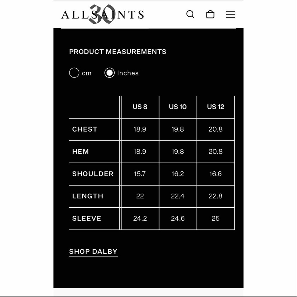 NWT All Saints Dalby Leather Biker Jacket - Picture 14 of 14